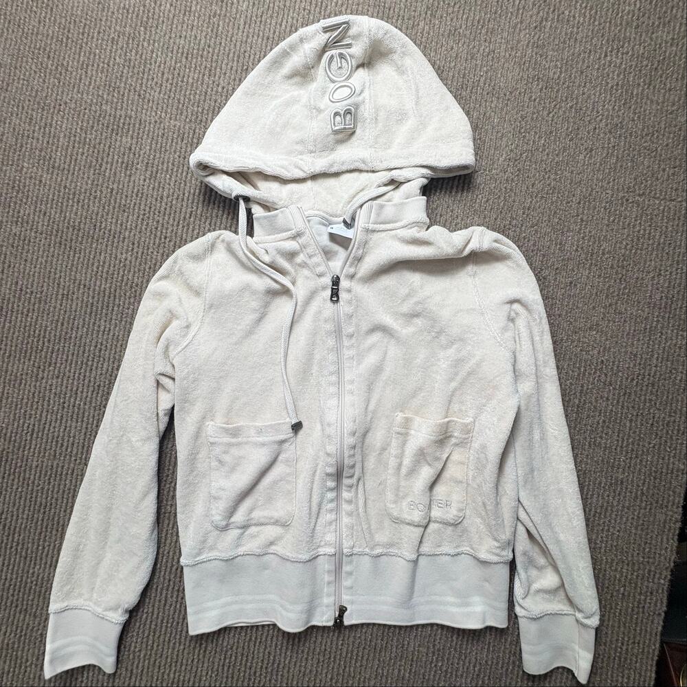 Bogner Terry Logo Hoodie Zip Up Women’s size 6